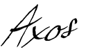 Axos logotipo