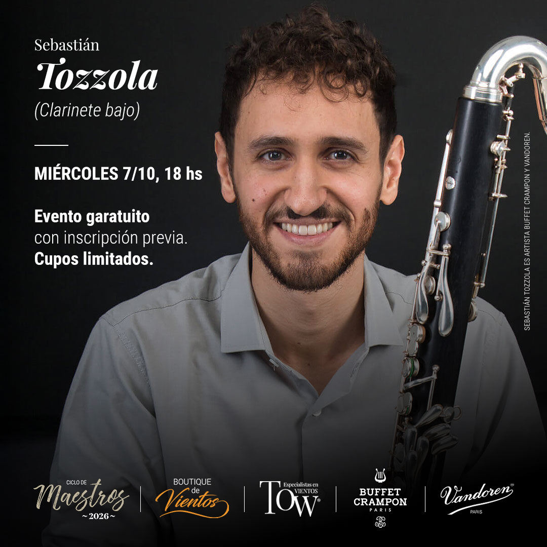 Ciclo de Maestros en la Boutique con Sebastián Tozzola.